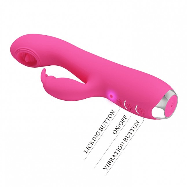 Pretty Love Rachel Licking Vibrator