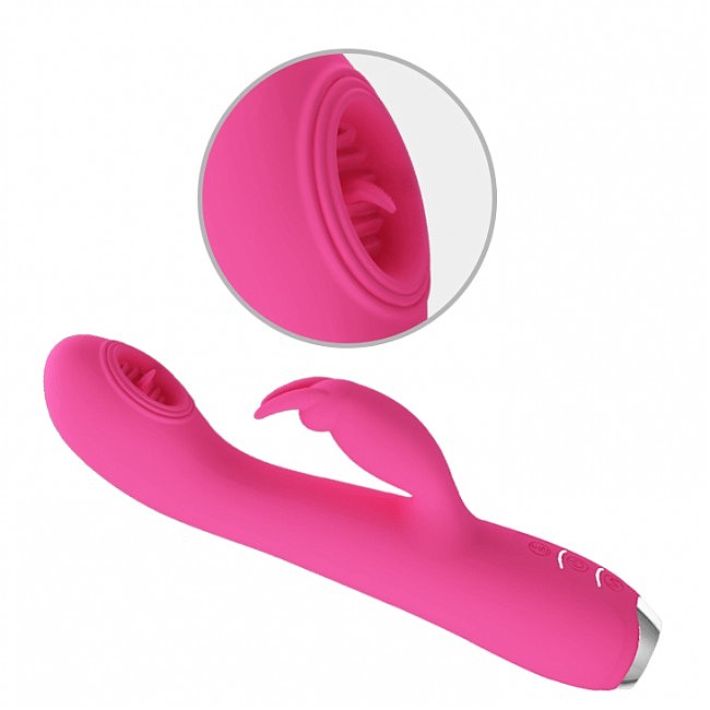 Pretty Love Rachel Licking Vibrator
