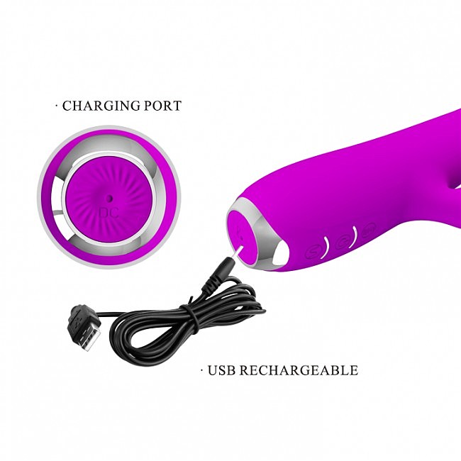 Pretty Love Rachel Licking Vibrator