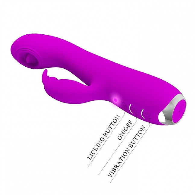 Pretty Love Rachel Licking Vibrator