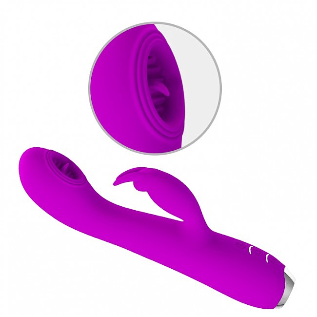 Pretty Love Rachel Licking Vibrator