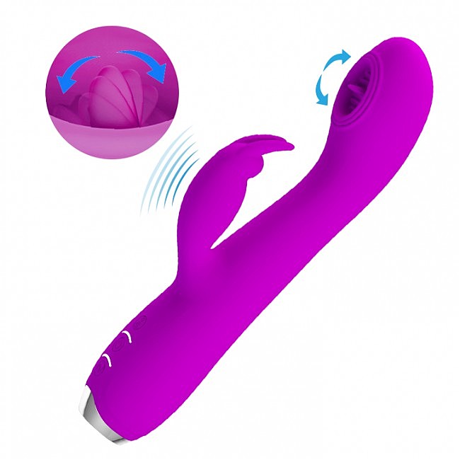Pretty Love Rachel Licking Vibrator