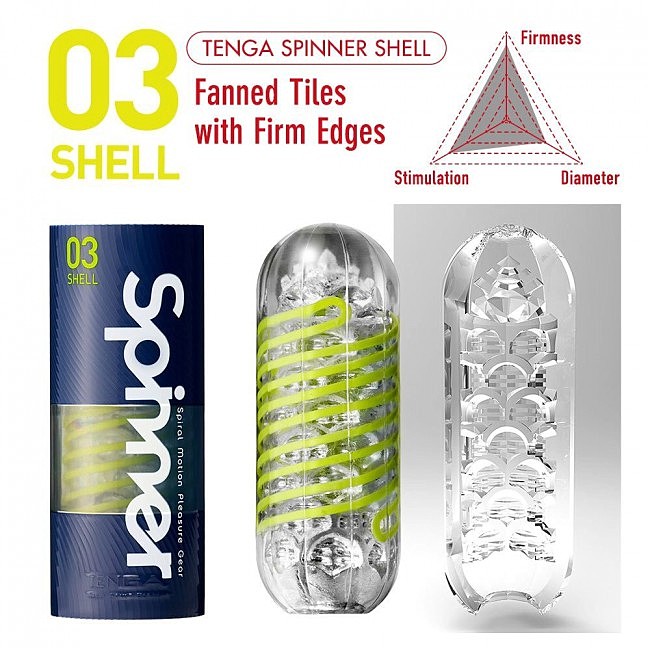 Tenga Spinner Masturbator Shell  