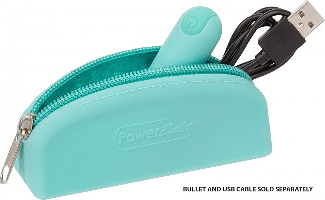    - PowerBullet  Silicone Zippered Bag Pink