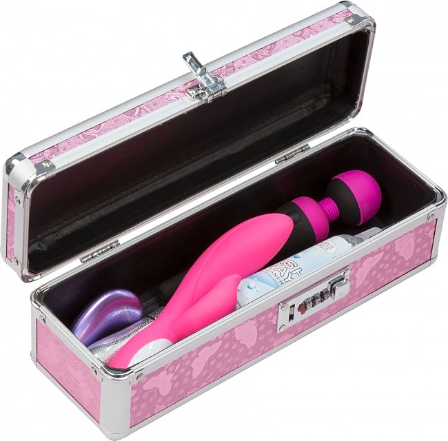    - Powerbullet  Lockable Vibrator Case Purple   