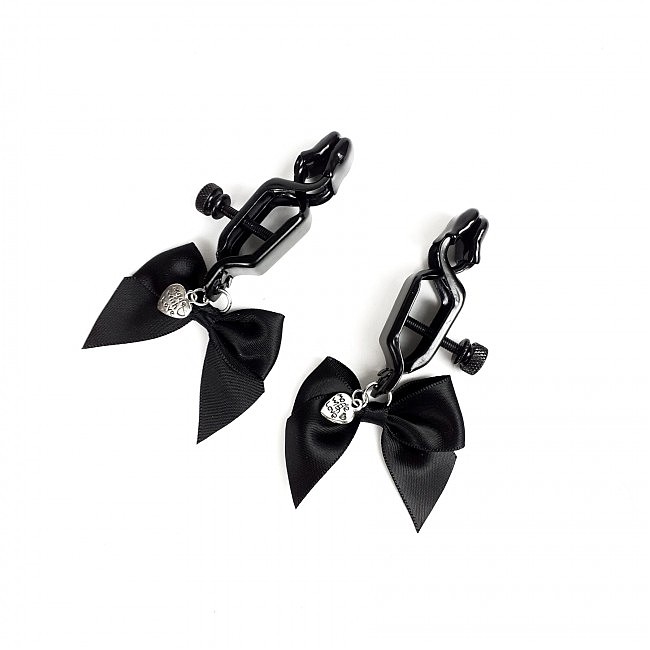   Art of Sex  Nipple clamps Black Bow