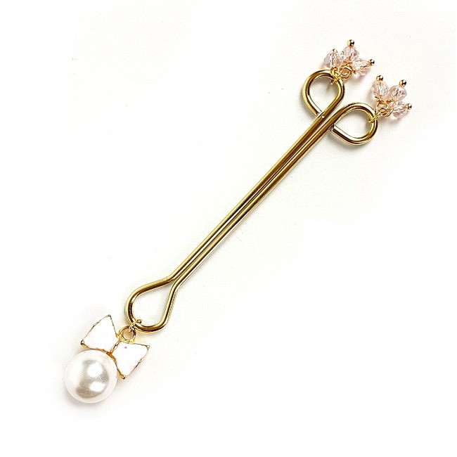    Art of Sex — Clit Clamp Bow Pearl