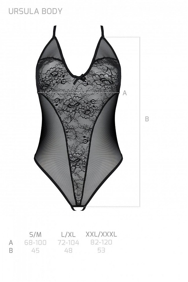   Passion Ursula Body black S/M,      