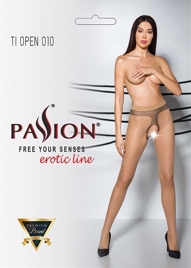      Passion TIOPEN 010 beige 1/2 (20 den),  