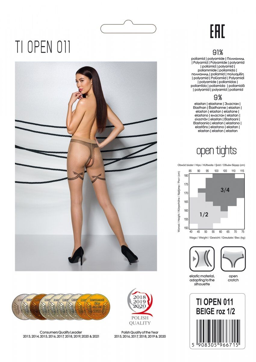      Passion TIOPEN 011 beige 1/2 (20 den),   