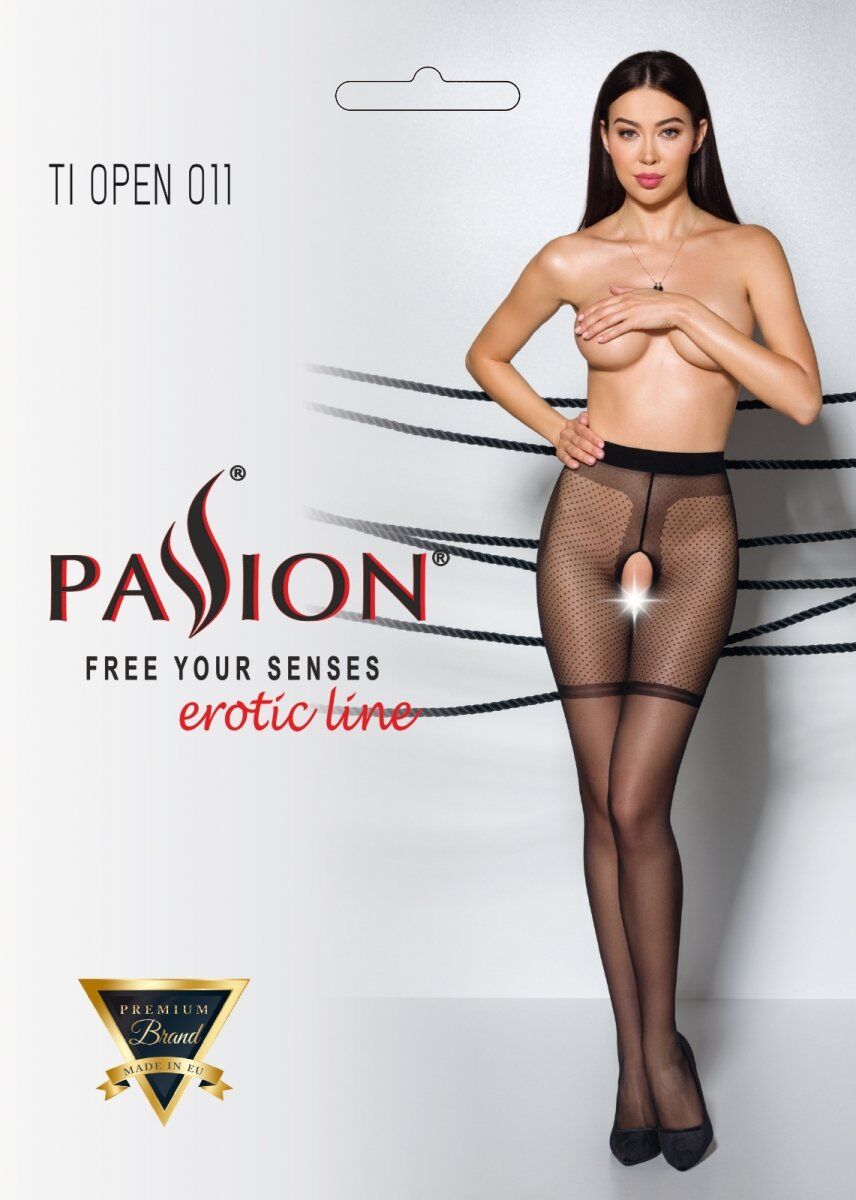      Passion Tiopen 011 black 1/2 (20 den),   