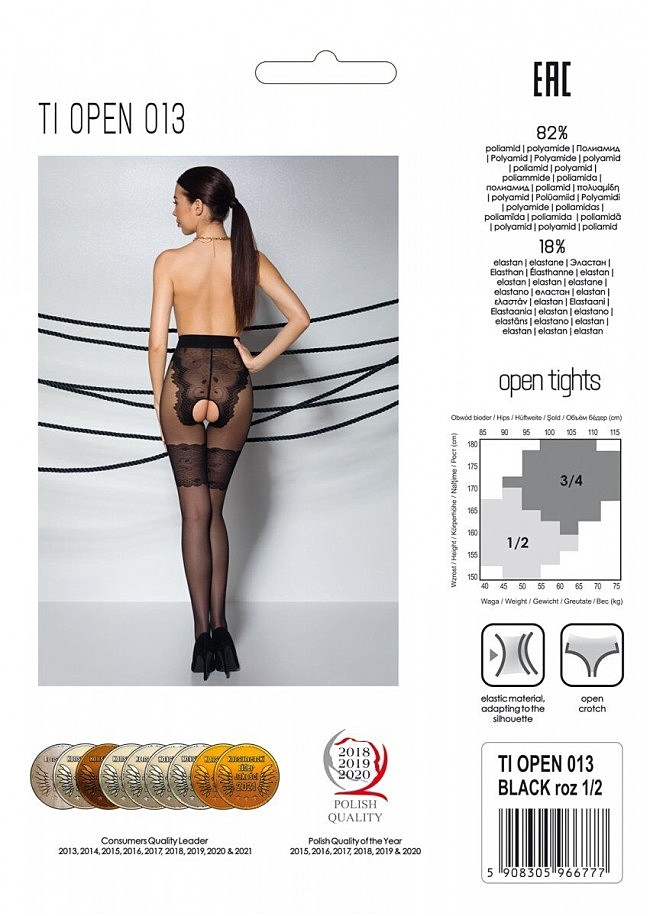      Passion TIOPEN 013 black 1/2 (20/40 den),    