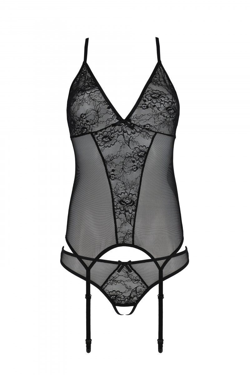  Passion Ursula Corset black,  ,       