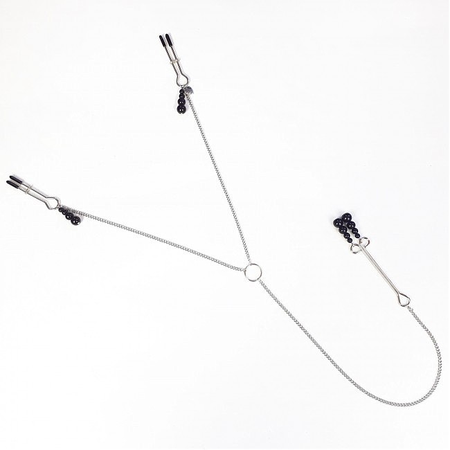      Art of Sex — Nipple and clit clamps Black Pearl