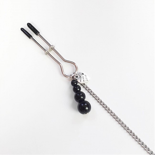      Art of Sex — Nipple and clit clamps Black Pearl