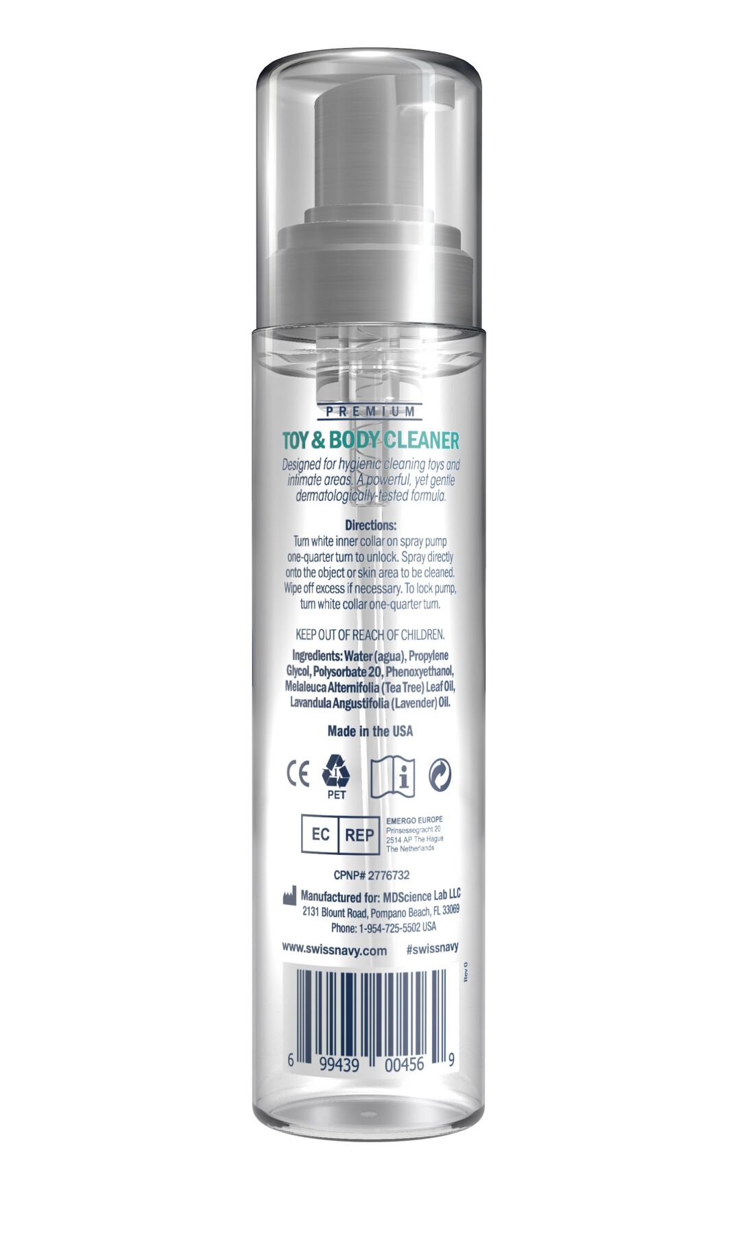   Swiss Navy Toy & Body Cleaner 29,5 