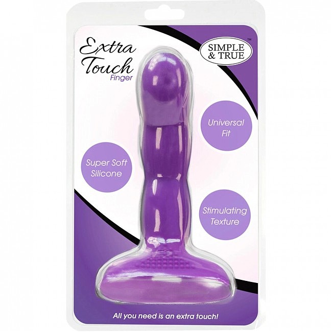    Simple&True Extra Touch Finger Dong Purple