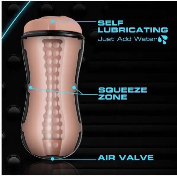  MEN SOFT AND WET STROKER VANILLA