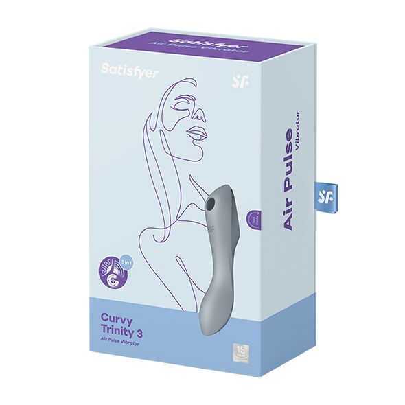   Satisfyer Curvy Trinity 3 BlueGrey