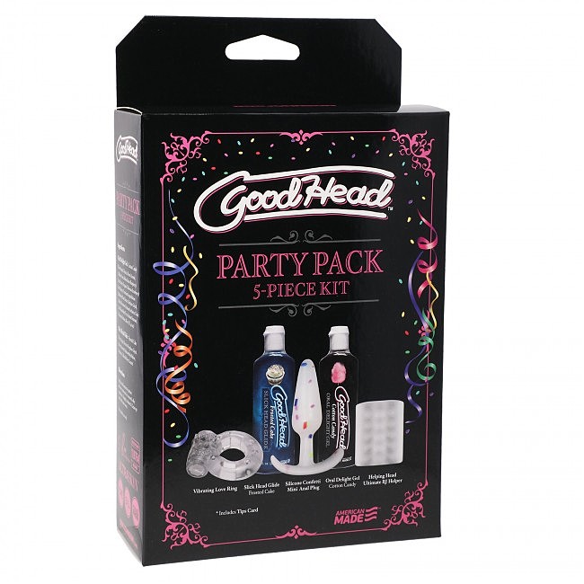  Doc Johnson GOODHEAD PARTY PACK 5 PIECE KIT