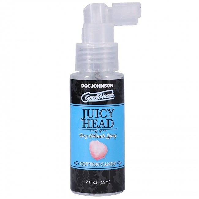 Doc Johnson GOODHEAD — JUICY HEAD — DRY MOUTH SPRAY — COTTON CANDY 2 FL. OZ