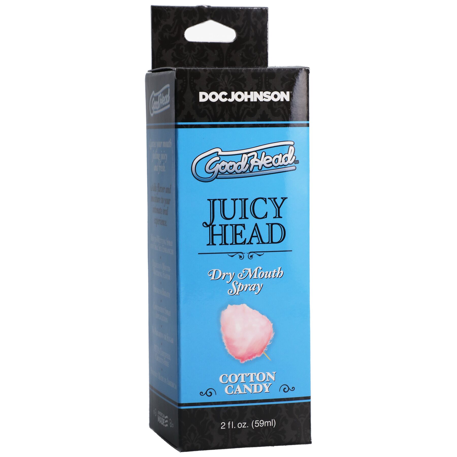 Doc Johnson GOODHEAD — JUICY HEAD — DRY MOUTH SPRAY — COTTON CANDY 2 FL. OZ
