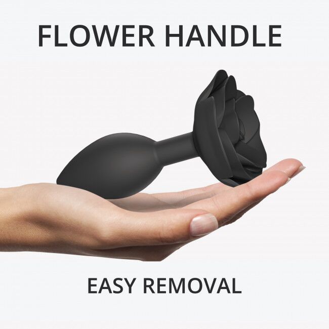    Love To Love OPEN ROSES L SIZE — BLACK ONYX