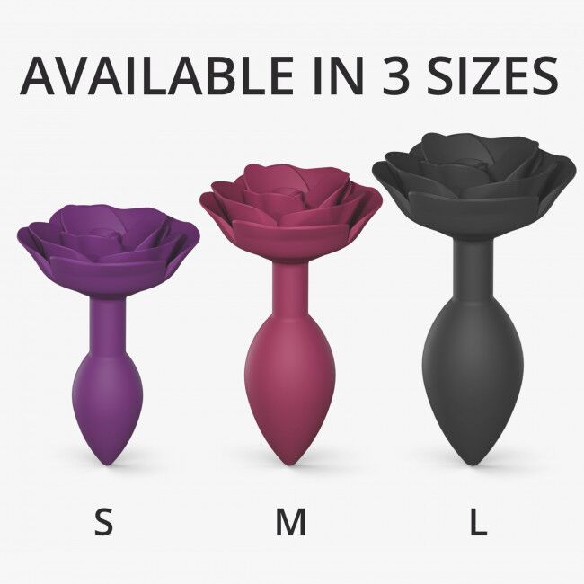    Love To Love OPEN ROSES L SIZE — BLACK ONYX