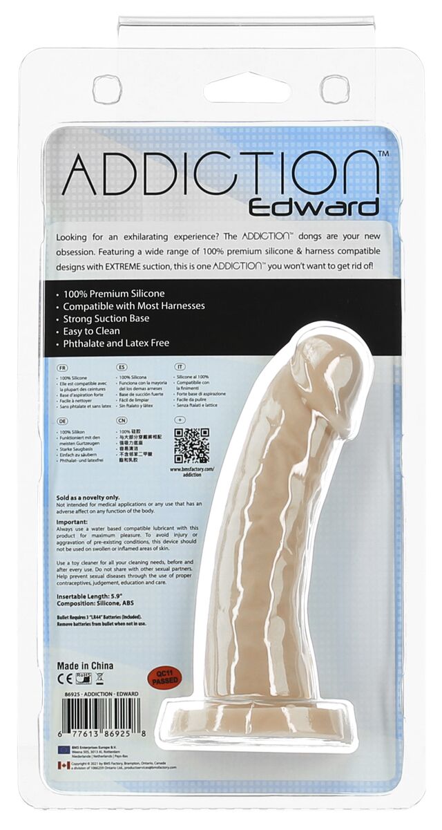  ADDICTION — Edward  6 Curved Dong