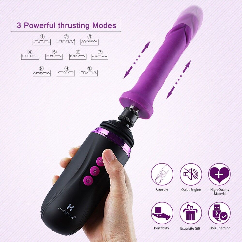 -     Hismith Mini Capsule Sex-Machine with Strong Suction APP