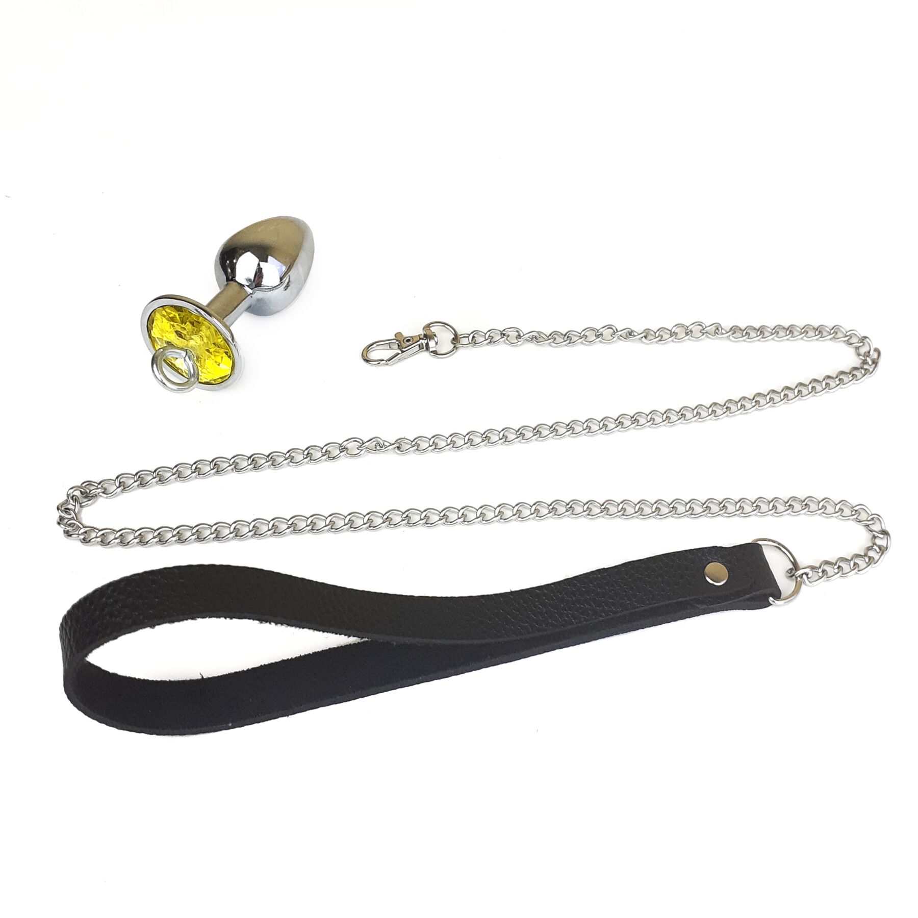     Art of Sex Metal Anal Plug with Leash size S  
