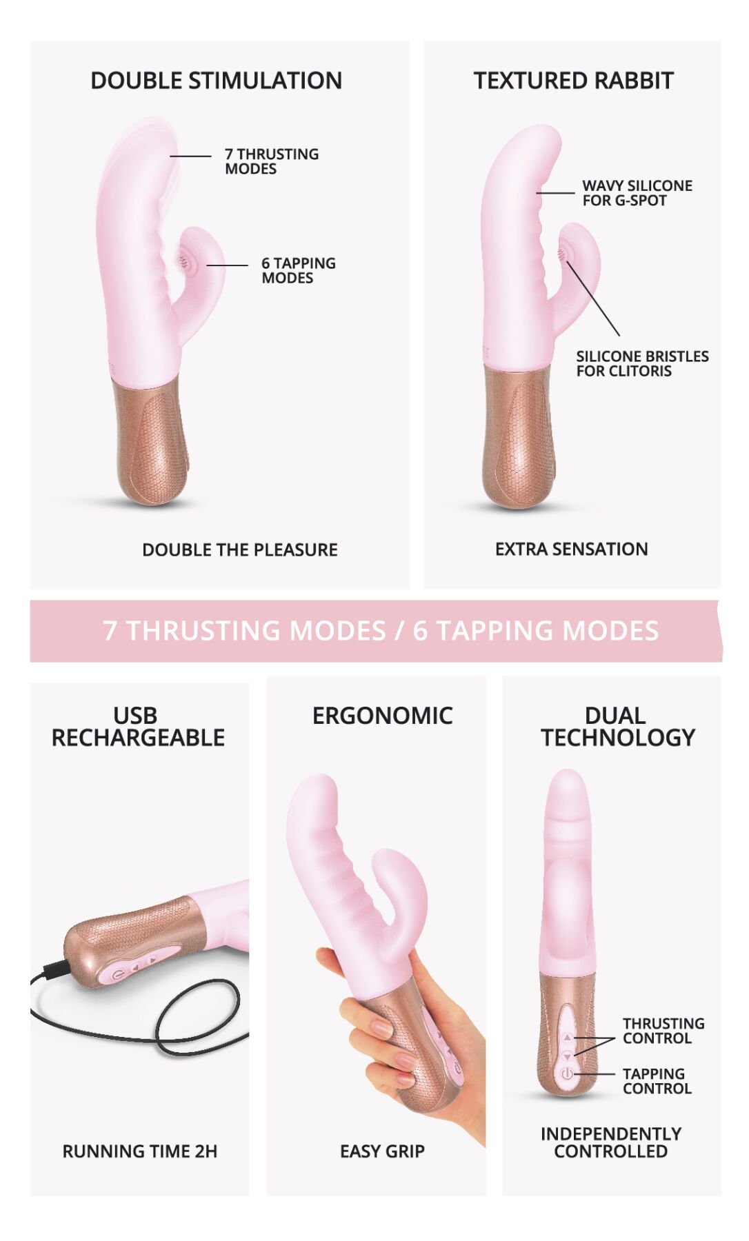    Love To Love SASSY BUNNY — BABY PINK