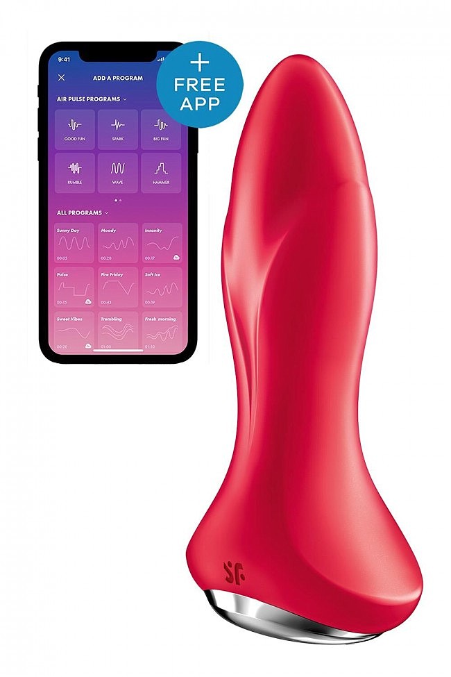   Satisfyer Rotator Plug 1+ Red