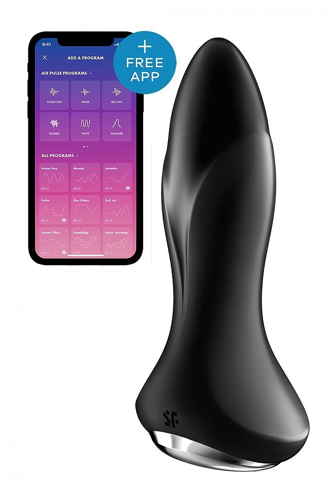   Satisfyer Rotator Plug 1+ Black