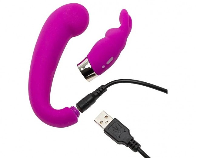 ������� �������� Happy Rabbit G-Spot Clitoral Curve Vibrator