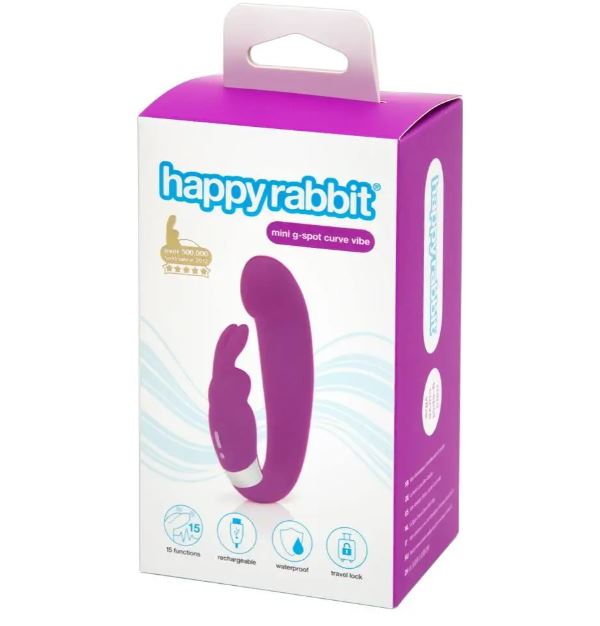 ������� �������� Happy Rabbit G-Spot Clitoral Curve Vibrator