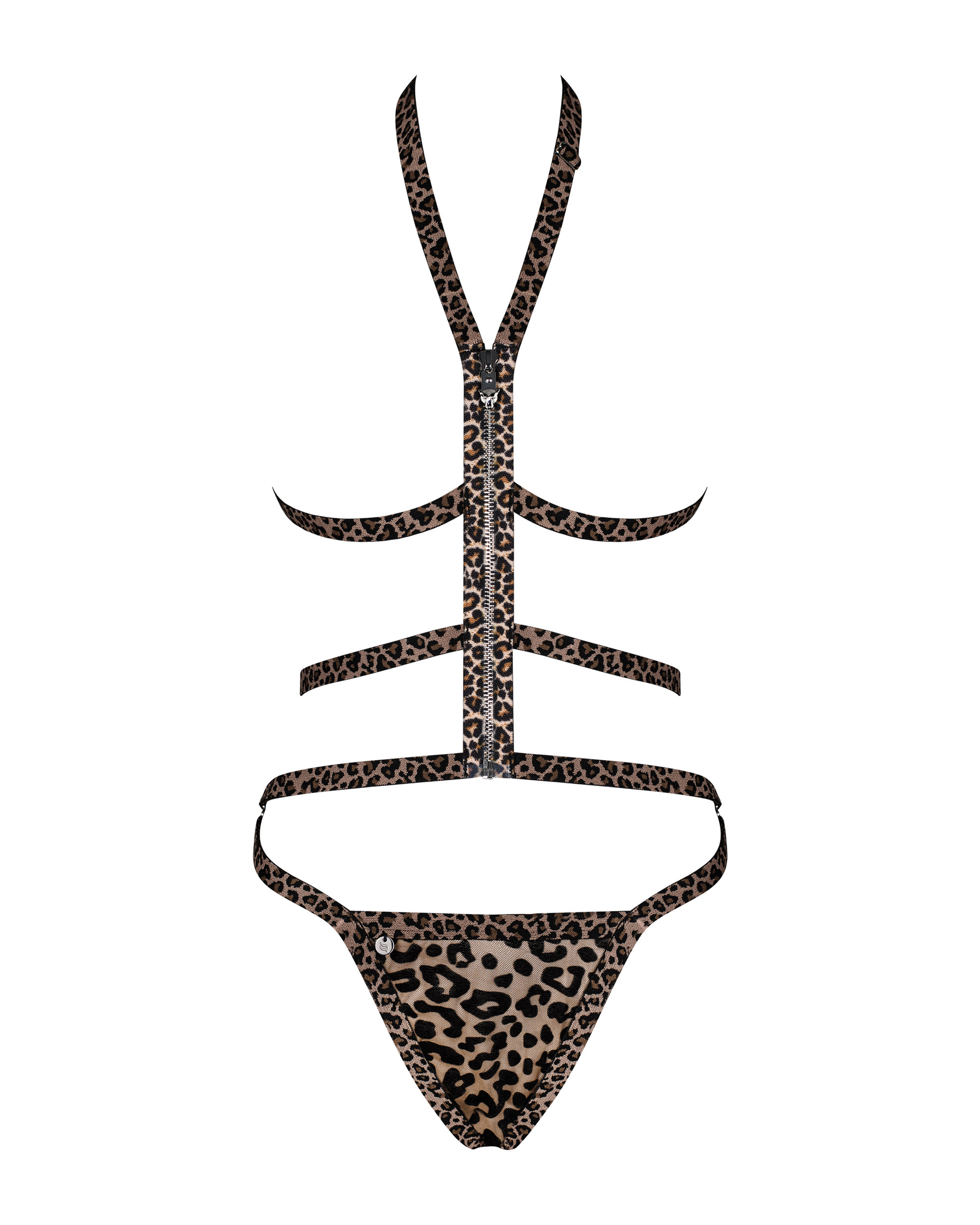     Obsessive Tigrita 2-pcs set brown S/M/L