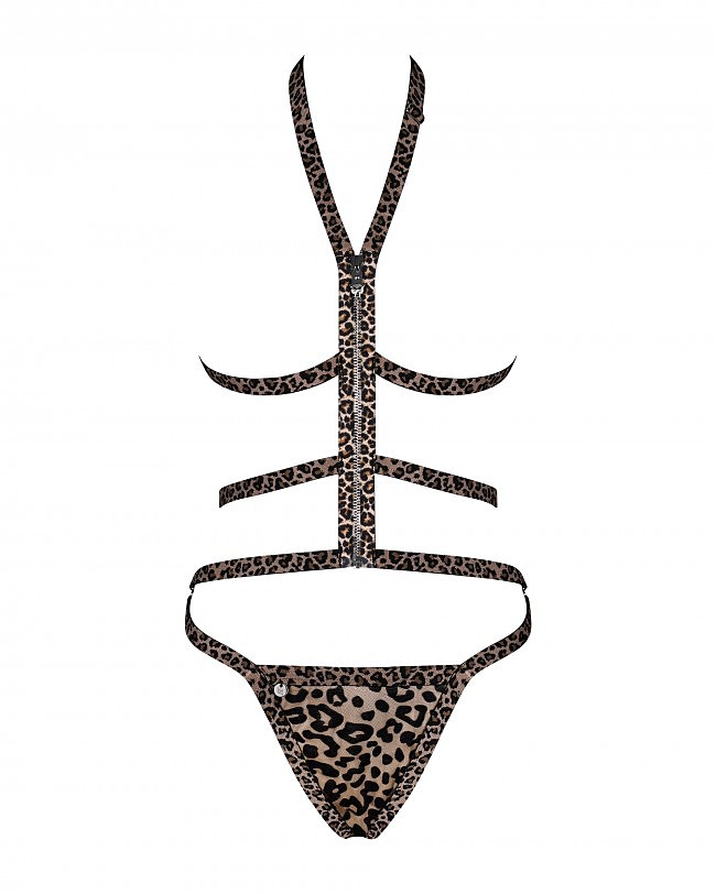     Obsessive Tigrita 2-pcs set brown S/M/L
