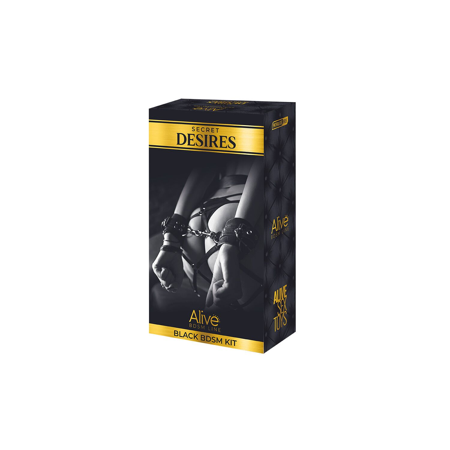    Alive Secret Desires Black BDSM Kit (8 pcs)