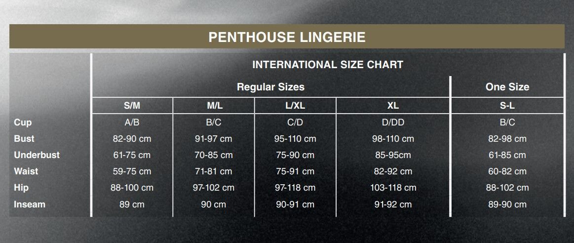  Penthouse — Too hot to be real Black