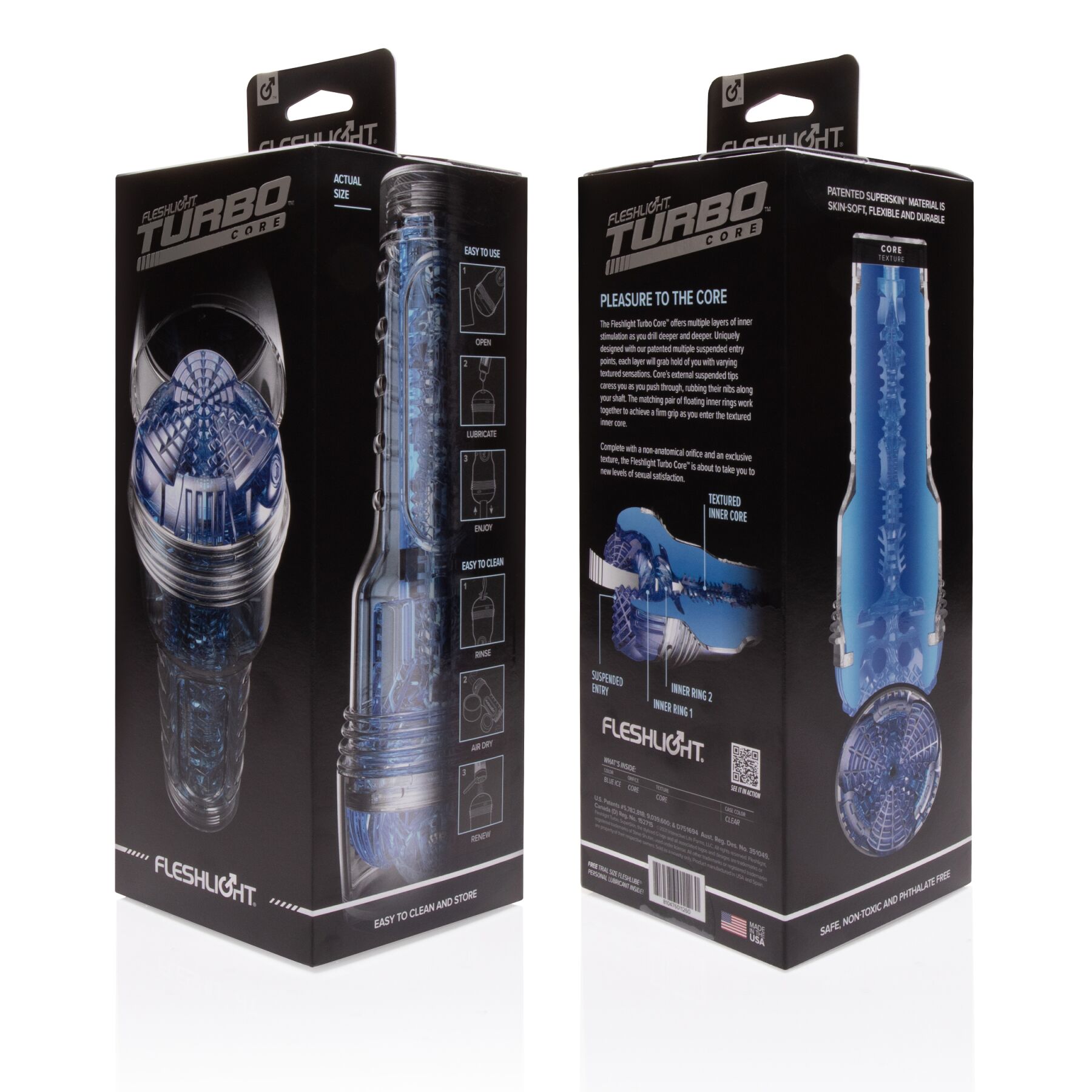  Fleshlight Turbo Core Blue Ice