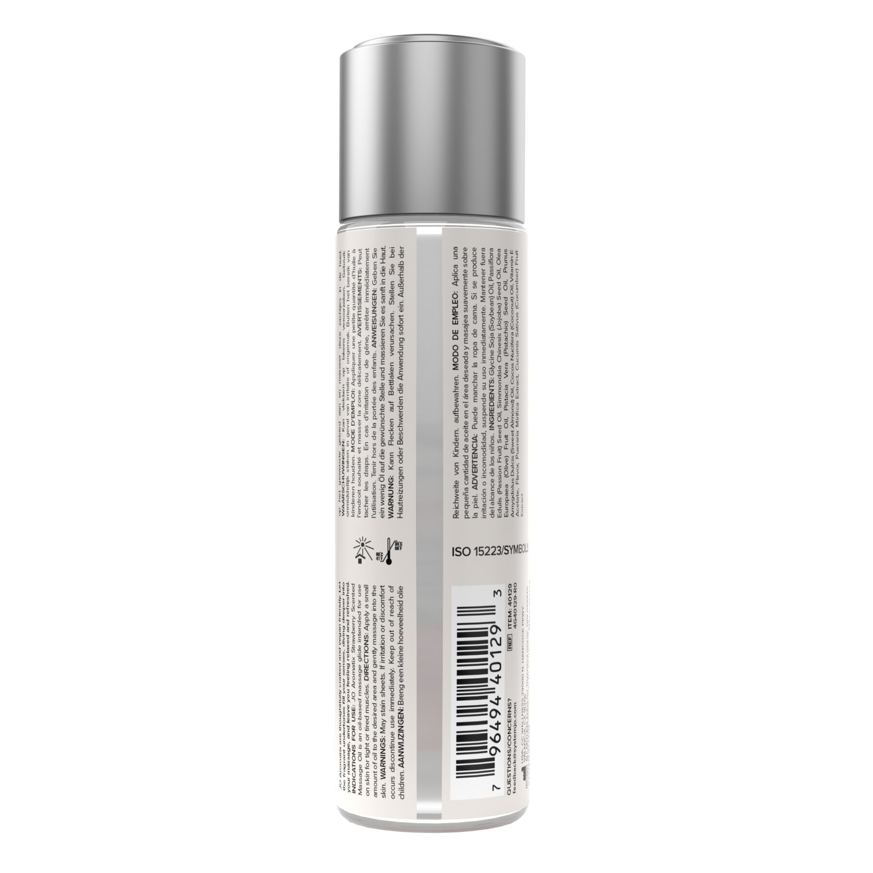   System JO Aromatix Massage Oil Strawberry, 120 