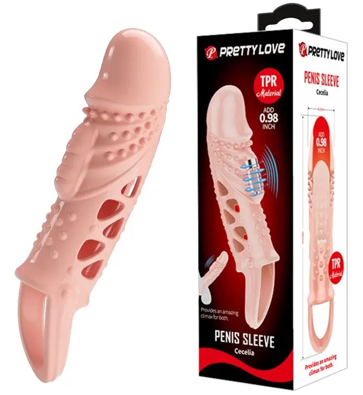     (  2,5  ) BAILE PRETTY LOVE  PENIS SLEEVE Cecelia