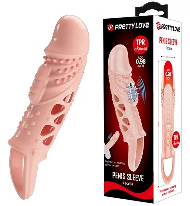     (  2,5  ) BAILE PRETTY LOVE  PENIS SLEEVE Cecelia