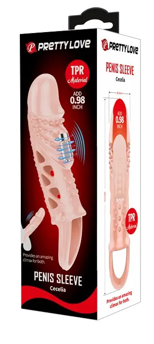     (  2,5  ) BAILE PRETTY LOVE  PENIS SLEEVE Cecelia