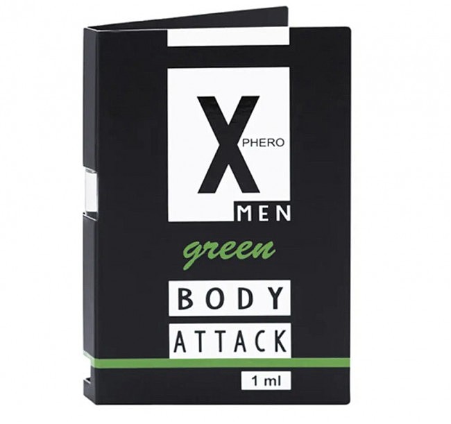 ������� ���� � ���������� ������� Aurora X-PHERO MEN Grreen 1ml.