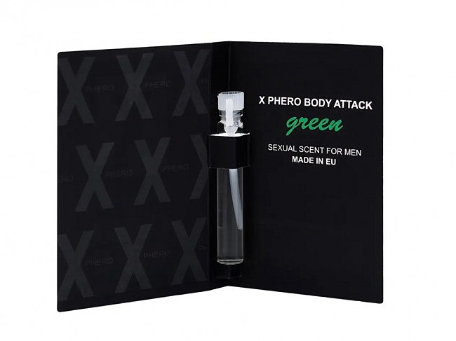 ������� ���� � ���������� ������� Aurora X-PHERO MEN Grreen 1ml.