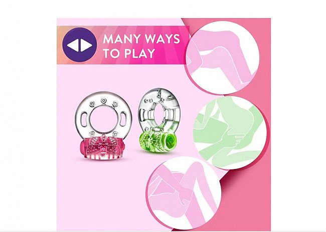   PLAY WITH ME AROUSER VIBRATING C-RING PINK