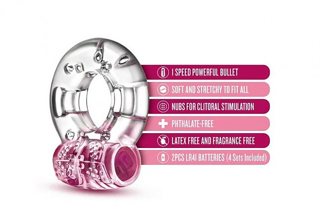  PLAY WITH ME AROUSER VIBRATING C-RING PINK