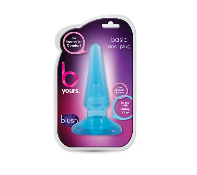г B YOURS BASIC ANAL PLUG BLUE